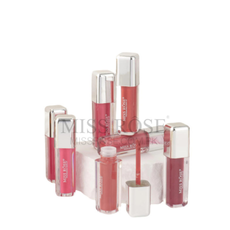 Miss Rose Crystal Lip Gloss - Shine and Hydration for Luscious Lips - MAT Beauty