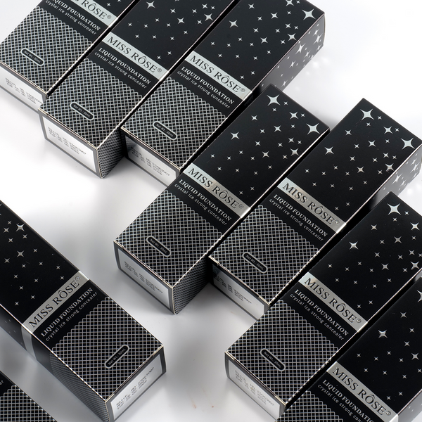 Miss Rose Crystal Ice Foundation for Flawless Skin - Strong Liquid Formula - MAT Beauty