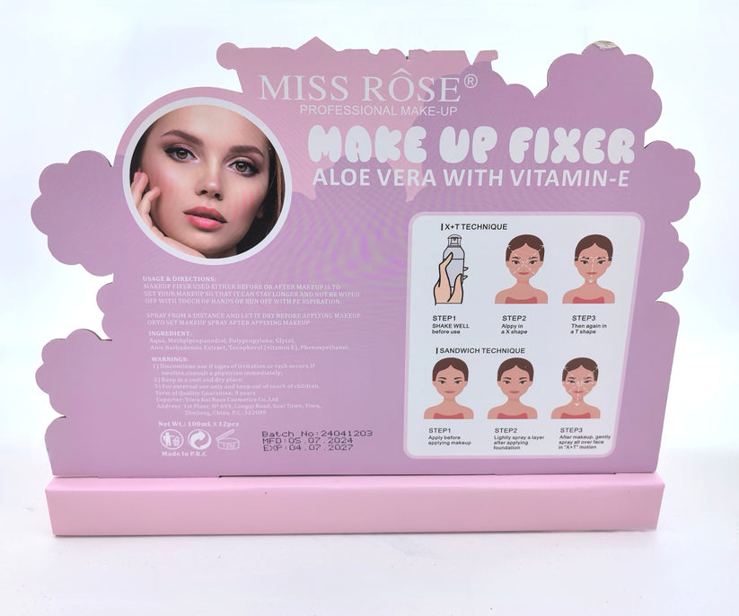 Miss Rose Makeup Fixer for Long-Lasting Beauty and Freshness - MAT Beauty