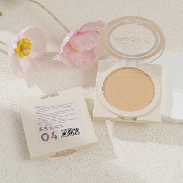 Miss Rose Compact Powder for a Flawless Matte Finish - MAT Beauty