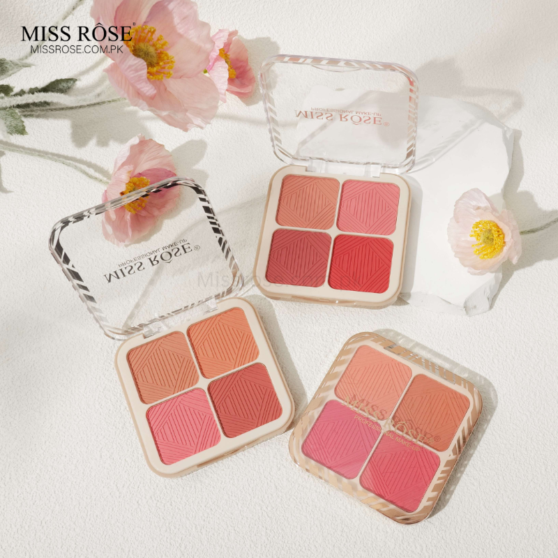 Miss Rose Flushed Pink Blush for a Natural Radiant Glow - MAT Beauty