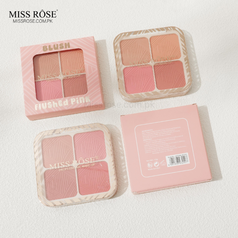 Miss Rose Flushed Pink Blush for a Natural Radiant Glow - MAT Beauty
