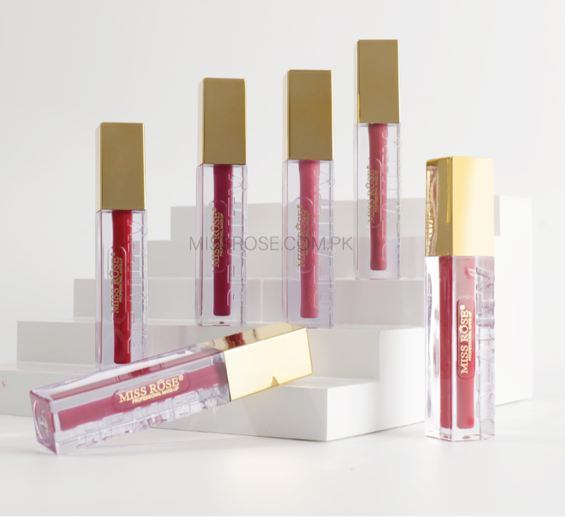 Miss Rose Lip Gloss - Golden Gleam Beauty for Luscious Lips - MAT Beauty