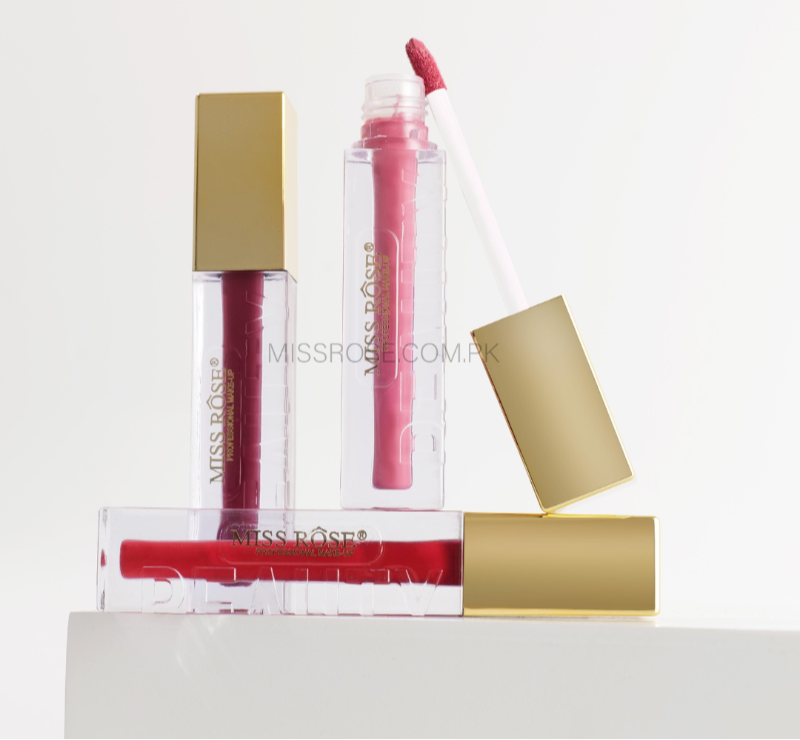 Miss Rose Lip Gloss - Golden Gleam Beauty for Luscious Lips - MAT Beauty
