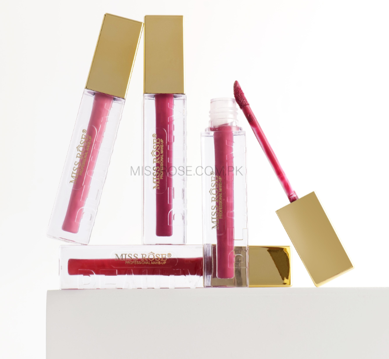 Miss Rose Lip Gloss - Golden Gleam Beauty for Luscious Lips - MAT Beauty