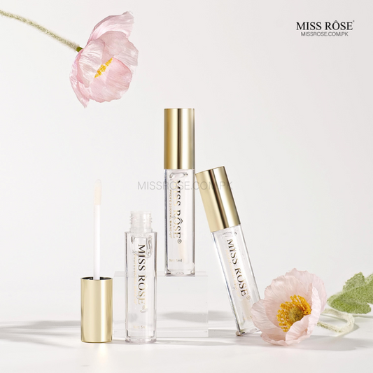 Miss Rose Lip Gloss - Nourishing Transparent Shine for Luscious Lips - MAT Beauty