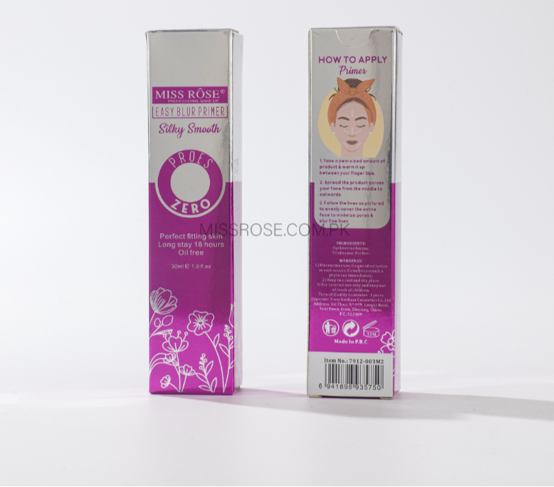 Miss Rose Pores Blur Primer for Flawless Skin Finish - MAT Beauty