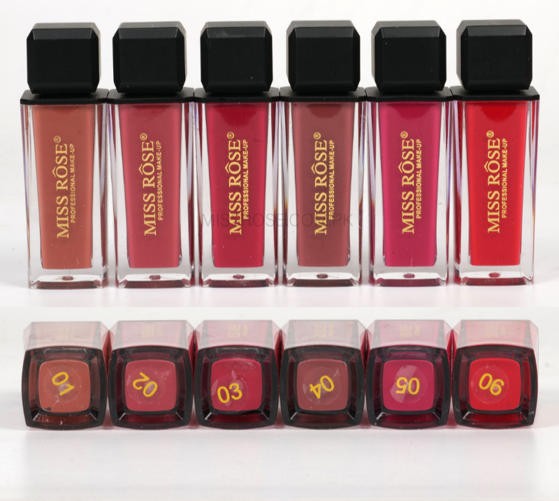 Miss Rose Matte Lip Gloss - Long-Lasting, Vibrant Colors for a Flawless Finish - MAT Beauty