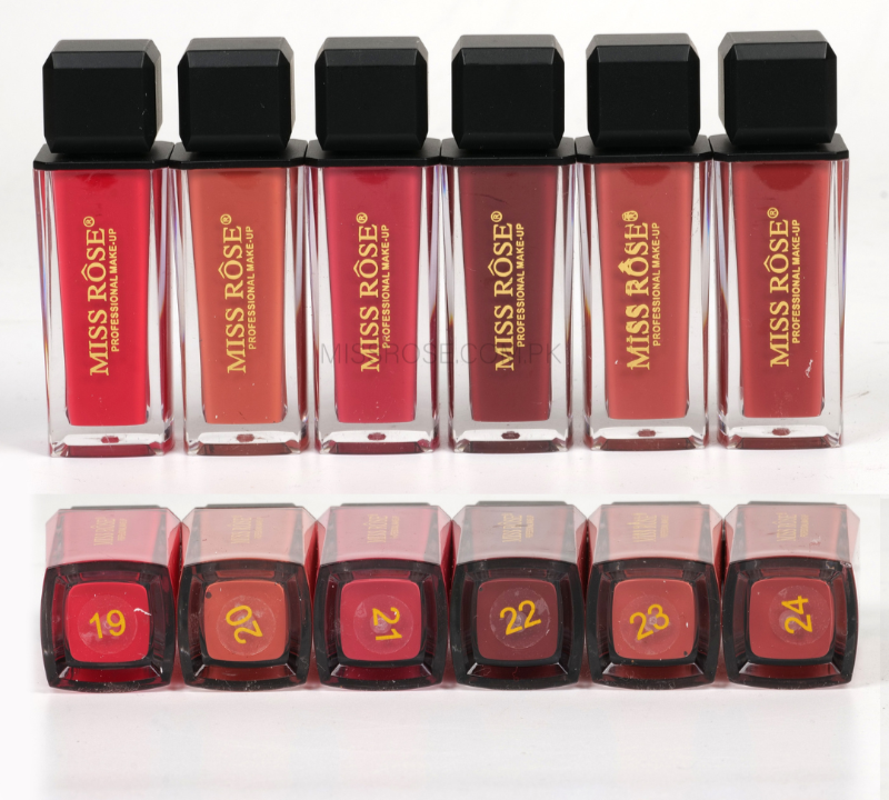 Miss Rose Matte Lip Gloss - Long-Lasting, Vibrant Colors for a Flawless Finish - MAT Beauty