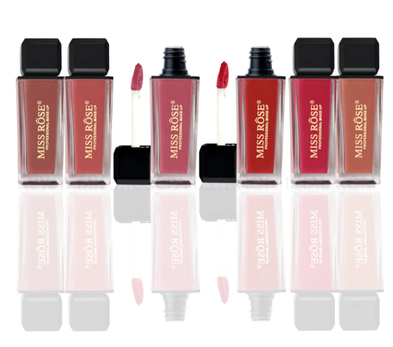 Miss Rose Matte Lip Gloss - Long-Lasting, Vibrant Colors for a Flawless Finish - MAT Beauty