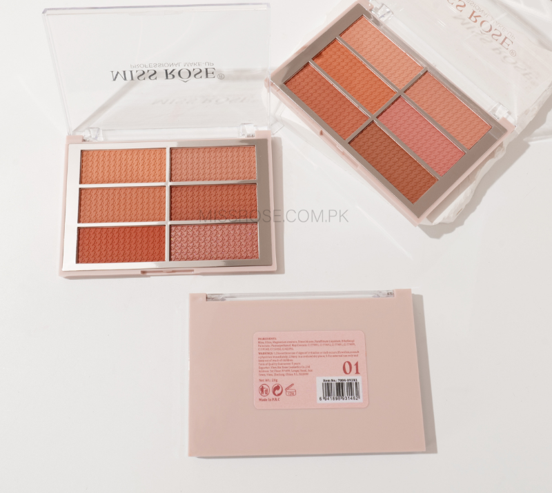 Miss Rose Matte Blusher - Rubik's Cube Blusher in 6 Stunning Colors - MAT Beauty