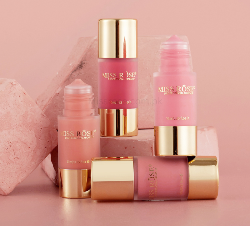 Miss Rose Stain Liquid Blush - Long-Lasting Liquid Blush for a Natural Glow - MAT Beauty