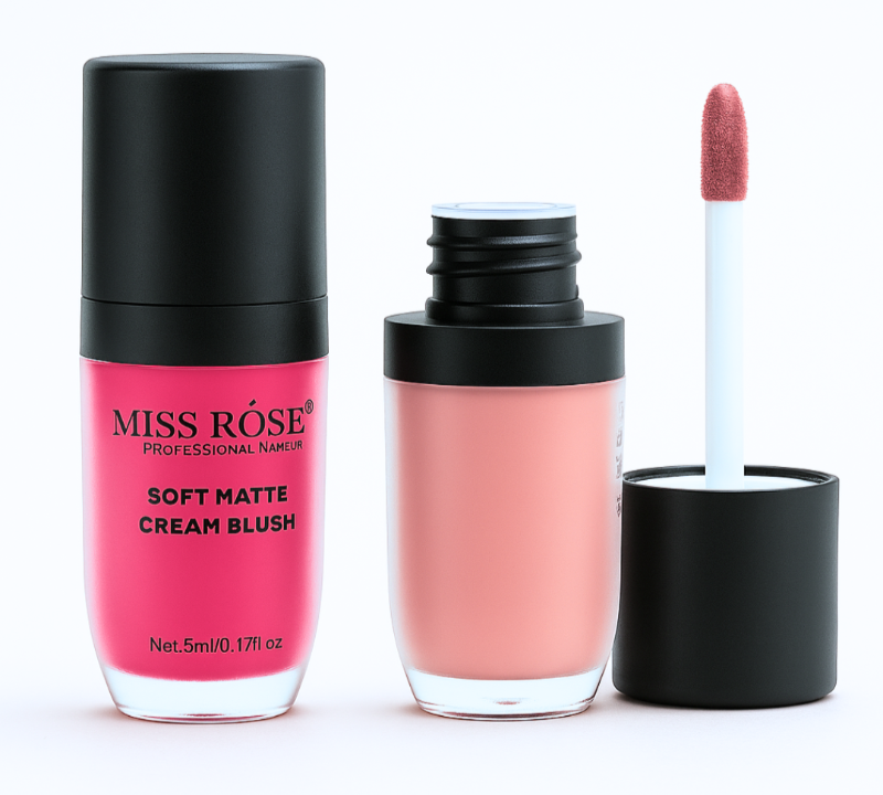 Miss Rose Cream Blush for a Radiant Glow and Flawless Finish - MAT Beauty