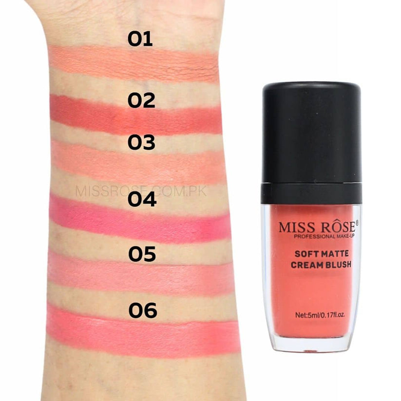 Miss Rose Cream Blush for a Radiant Glow and Flawless Finish - MAT Beauty