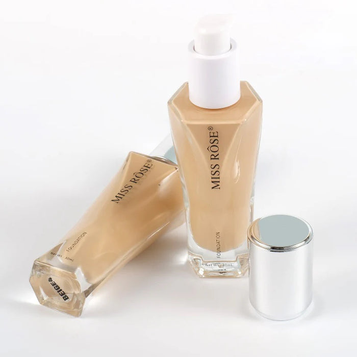 Miss Rose Liquid Foundation - Crystal Ice Storage for Flawless Skin - MAT Beauty