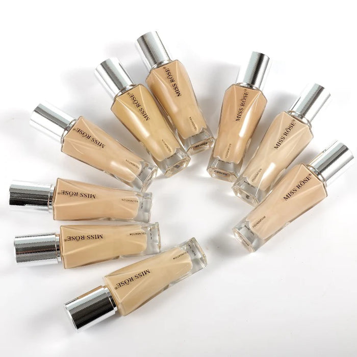 Miss Rose Liquid Foundation - Crystal Ice Storage for Flawless Skin - MAT Beauty