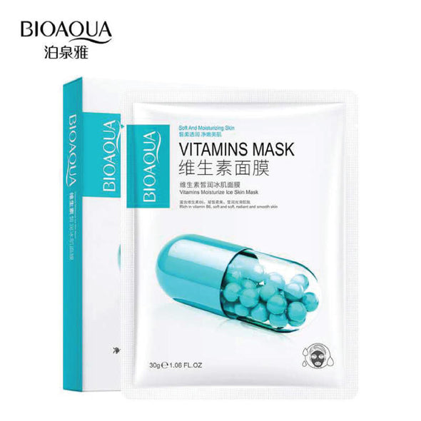 BIOAQUA Vitamins Moisturizing Face Mask Pack of 3 Sheets - MAT Beauty