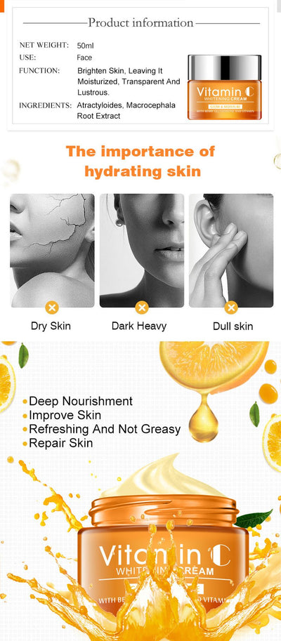 DISAAR Vitamin C Cream - Face Moisturizing Cream 50ml - MAT Beauty