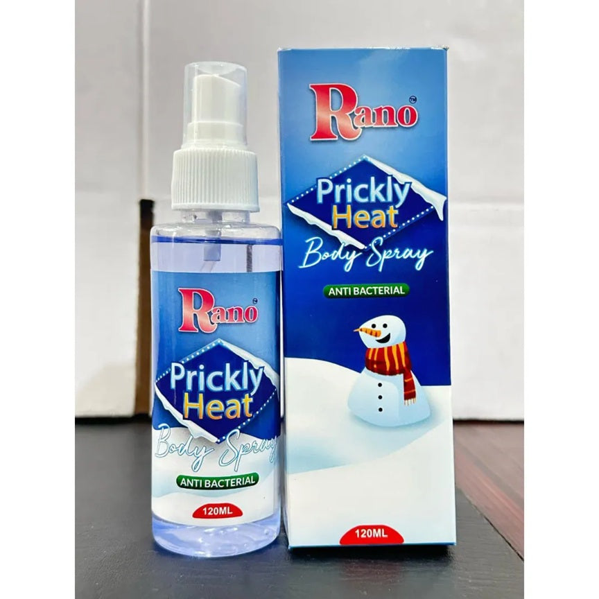 Rano Prickly Heat Spray - 120ml for Soothing Relief
