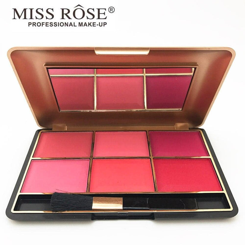 MISS ROSE Blush Palette - Vibrant Shades for a Flawless Glow - MAT Beauty