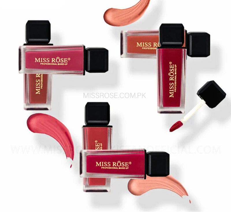 Miss Rose Matte Lip Gloss - Long-Lasting, Vibrant Colors for a Flawless Finish - MAT Beauty