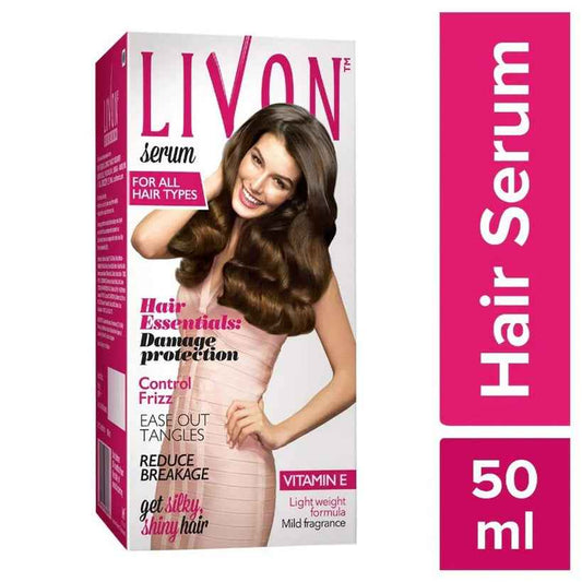 Livon Hair Serum Oil Hair Essential And Damaged Protection Control Frizz And Ease Out Tangles