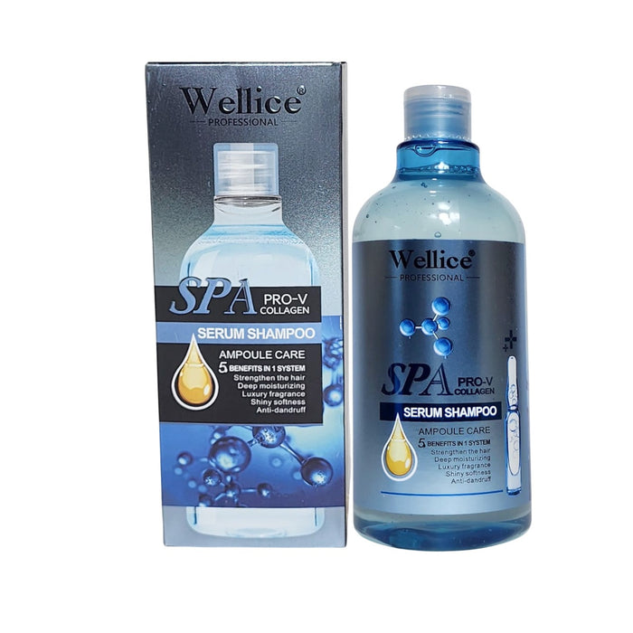 WELLICE SPA PRO-V COLLAGEN SHAMPOO 500G - Revitalize Your Hair with Premium Collagen Formula for Stronger, Healthier Locks - MAT Beauty