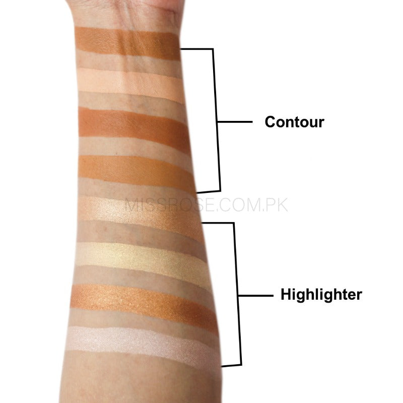 Miss Rose 16 Color Face Kit - Ultimate Miss Rose Face Kit for Flawless Makeup - MAT Beauty