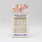 Miss Rose French Nails Pack - Stick on French Nails (NEW) - MAT Beauty