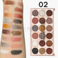 Miss Rose Eyeshadow Palette - 12 Color Eyeshadow and 6 Color Glitter Palette (12+6) - MAT Beauty