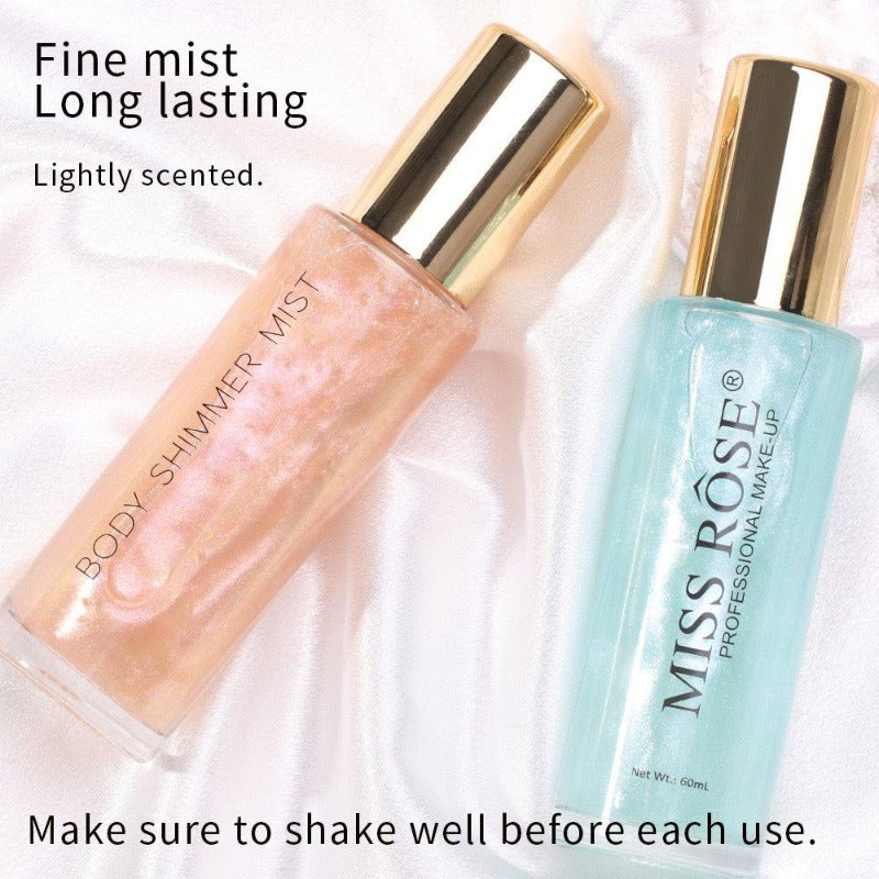 Miss Rose Body Shimmer Mist for Effortless Radiance and a Stunning Glow - MAT Beauty