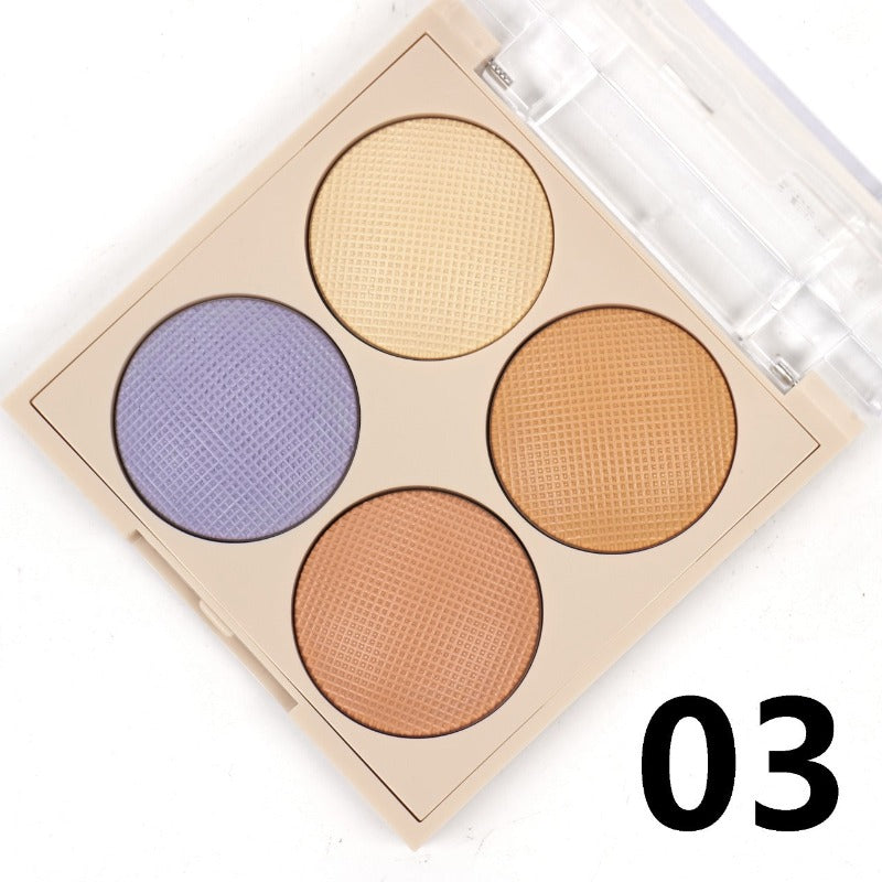 Miss Rose Concealer Contour Palette - 4 Color Palette for Flawless Skin - MAT Beauty
