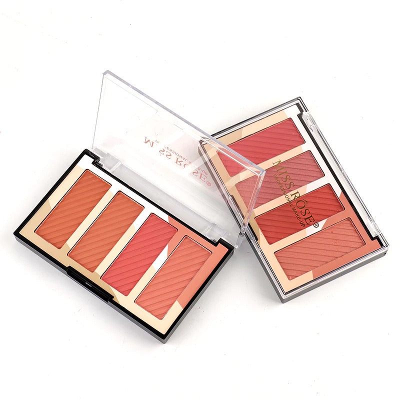 Original Miss Rose Bronzers Blush Palette - 4 Color Makeup Set - MAT Beauty