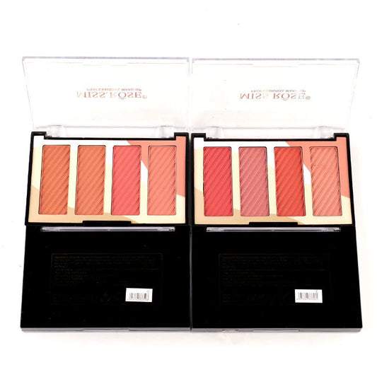 Original Miss Rose Bronzers Blush Palette - 4 Color Makeup Set - MAT Beauty
