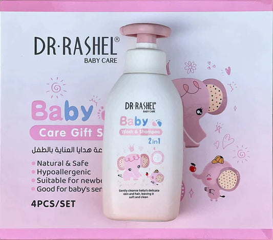 Dr Rashel Baby Care Set - 4-Piece Gift for Gentle Newborn Care - MAT Beauty