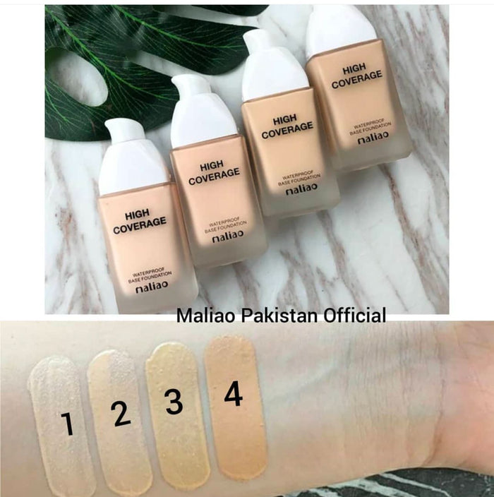 Maliao High Coverage Waterproof Foundation for Flawless All-Day Glam - MAT Beauty