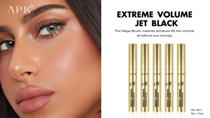 APK In Love Perfect Strokes Volumizing Waterproof Mascara for Volume and Long-Lasting Wear - MAT Beauty