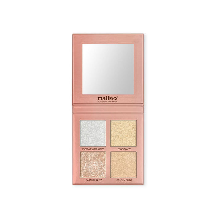 MALIAO Highlight Palette – Charming 4 Color Highlighter to Illuminate Your Look - MAT Beauty