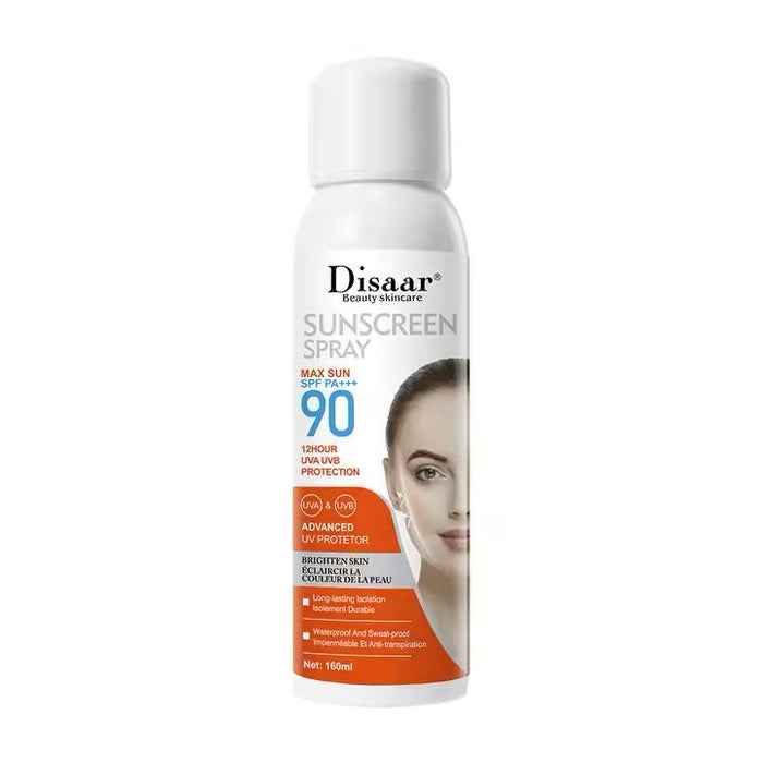 Disaar Sunscreen Whitening Spray SPF90 PA+++ for Smooth, Uniform Skin - 160ml - MAT Beauty