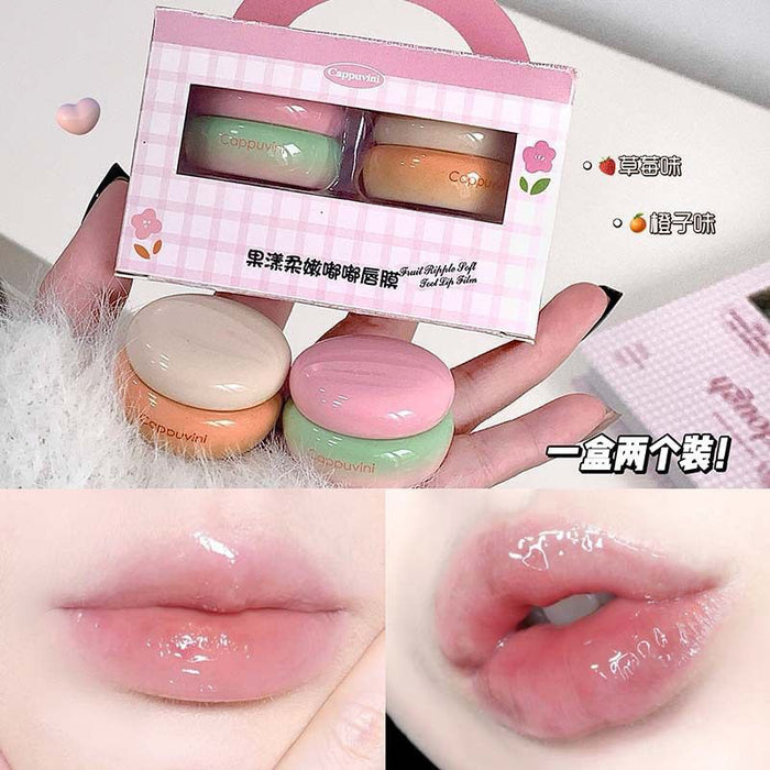 Cappuvini Honey Lip Care Set - 2 Piece Hydrating Lip Treatment - MAT Beauty