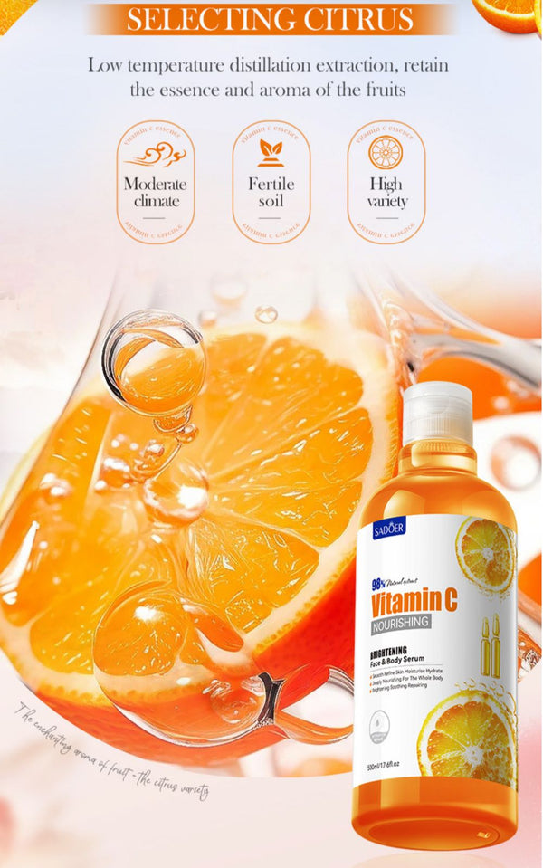 SADOER Fruit Acid Serum for Smooth Skin - 500ml Face & Body Solution - MAT Beauty