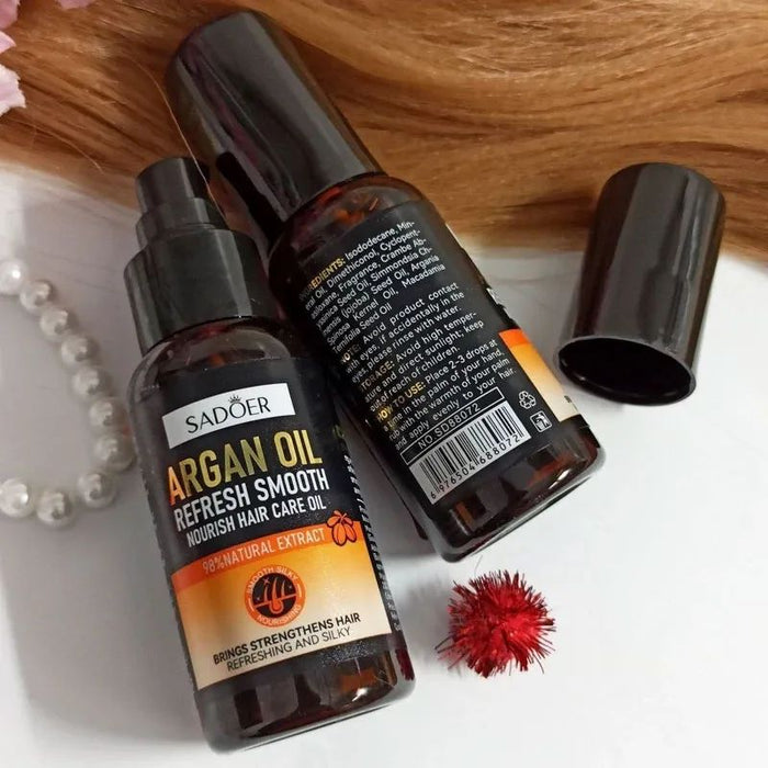 Sadoer Argan Oil Hair Care Oil 60ml for Nourished and Healthy Hair - MAT Beauty