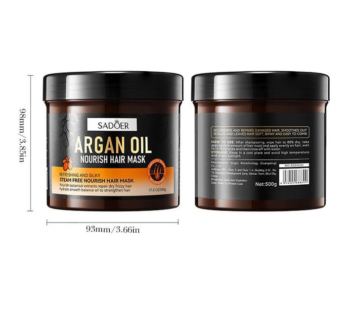 Sadoer Argan Oil Hair Mask 500g for Nourishing Hair Care - MAT Beauty