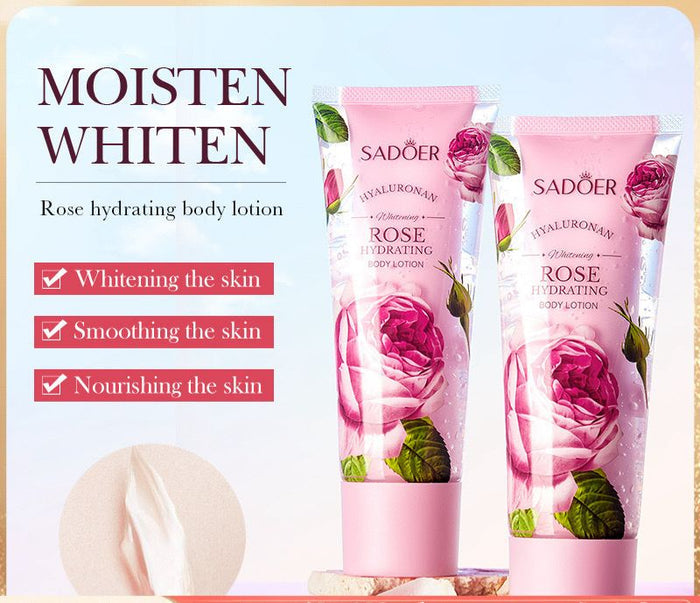 Sadoer Double Tube Hyaluronan Whitening Body Lotion 200ml for Deep Hydration and Radiance - MAT Beauty