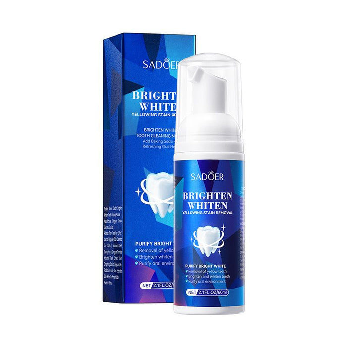 SADOER Teeth Whitening Mousse - Mint Fresh Breath Tooth Cleaning Toothpaste 60ml - MAT Beauty