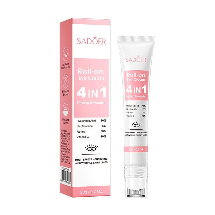 SADOER 4 in 1 Roll-on Eye Cream for Dark Circles, Eye Bags, and Firming Moisturizing Eye Serum SD40664 - MAT Beauty