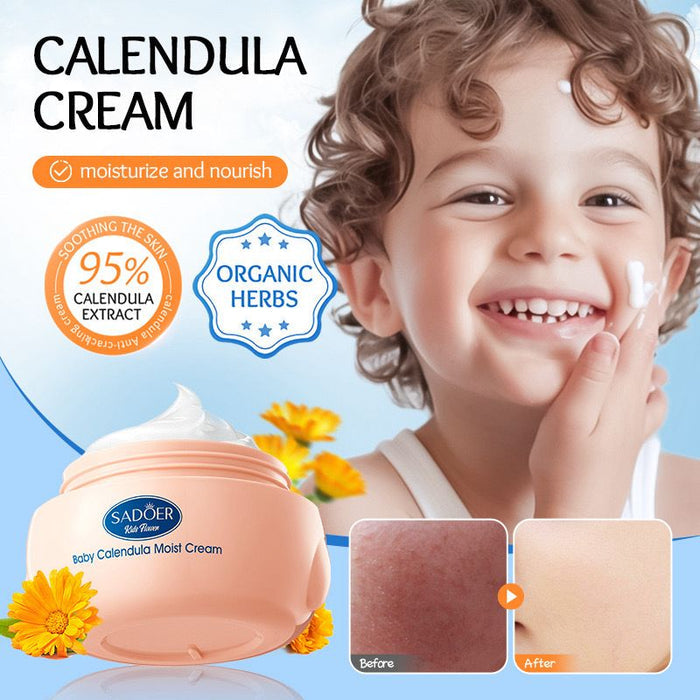 SADOER Children's Calendula Cream - Moisturizing & Hydrating Formula 50g - MAT Beauty