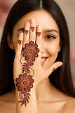 Elegant Floral Henna Stencil – Back Hand Design - MAT Beauty