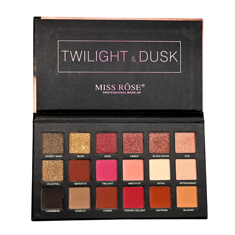 Miss Rose Twilight Dusk Palette - Stunning Eyeshadow Collection for Every Occasion - MAT Beauty