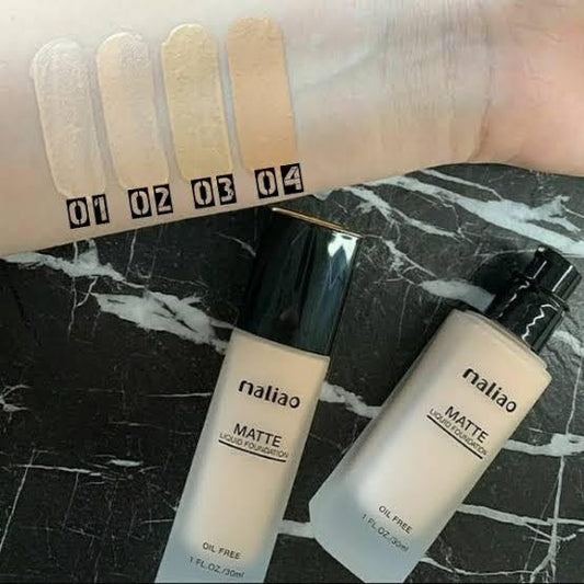 Maliao Mate Liquid Foundation Oil Free Natural Nude 30ml - Perfect Coverage - MAT Beauty